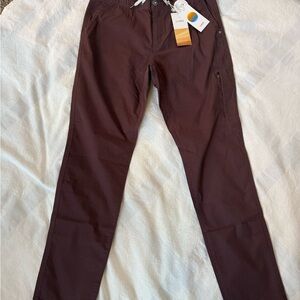Vuori Ripstop DuraTerra Pants Women’s Sz L Chestnut Brown Hiking Slim Fit NWT